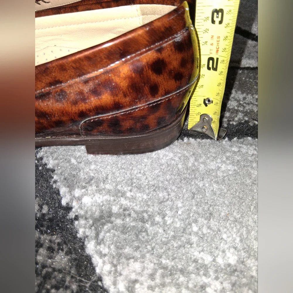 Cole Haan Leopard Tortoise Print Loafers - Picture 9 of 15